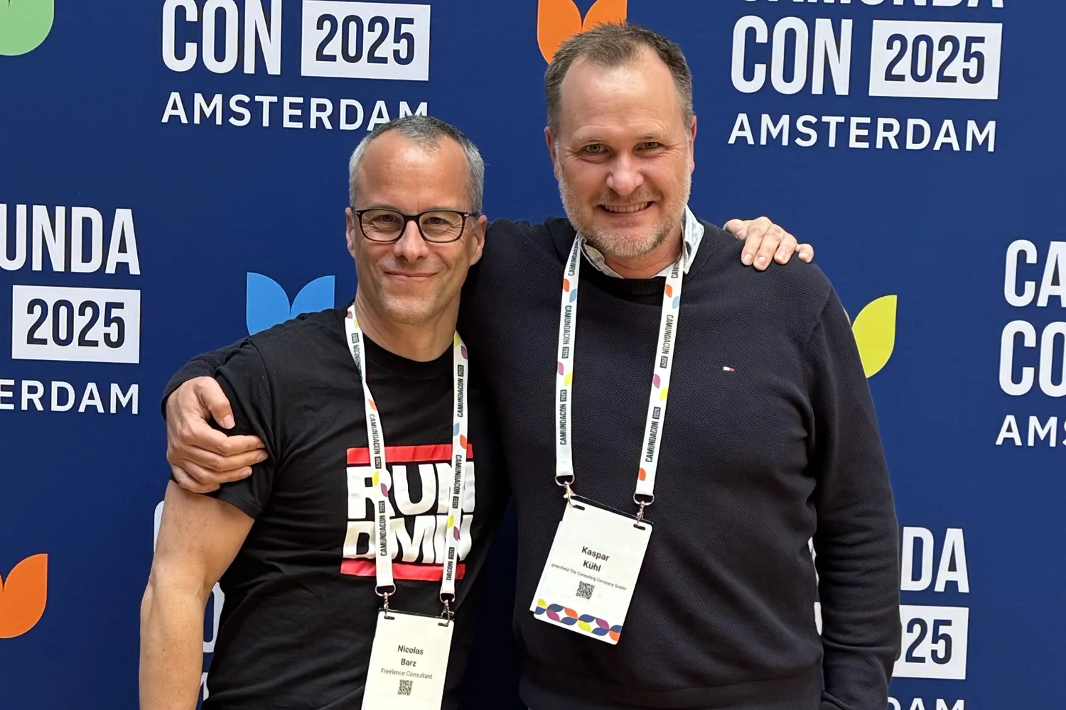 Kaspar Kühl und Nicolas Barz auf der CamundaCon Amsterdam 2025